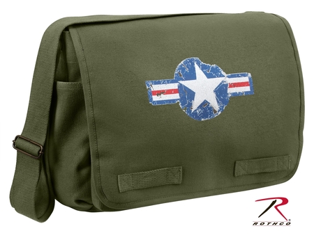 Air corps heavyweight classic messenger bag