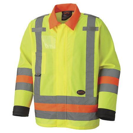 Manteau de signalisation respirant haute visibilité-approuvé mtq