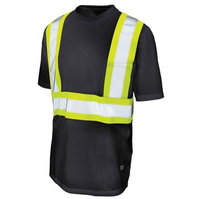 T-shirt haute visibilité a/poche-m/c