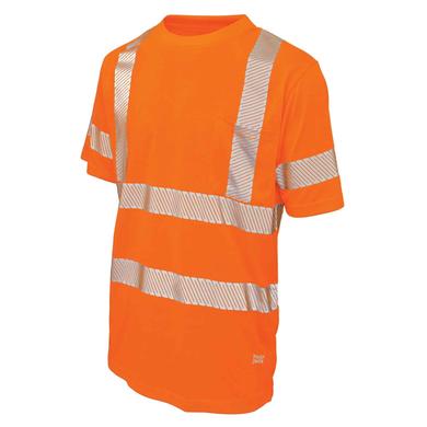 T-shirt haute visibilité a/bandes segmentées-m/c