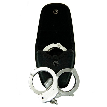Molded double handcuff pouch w/open belt loop
