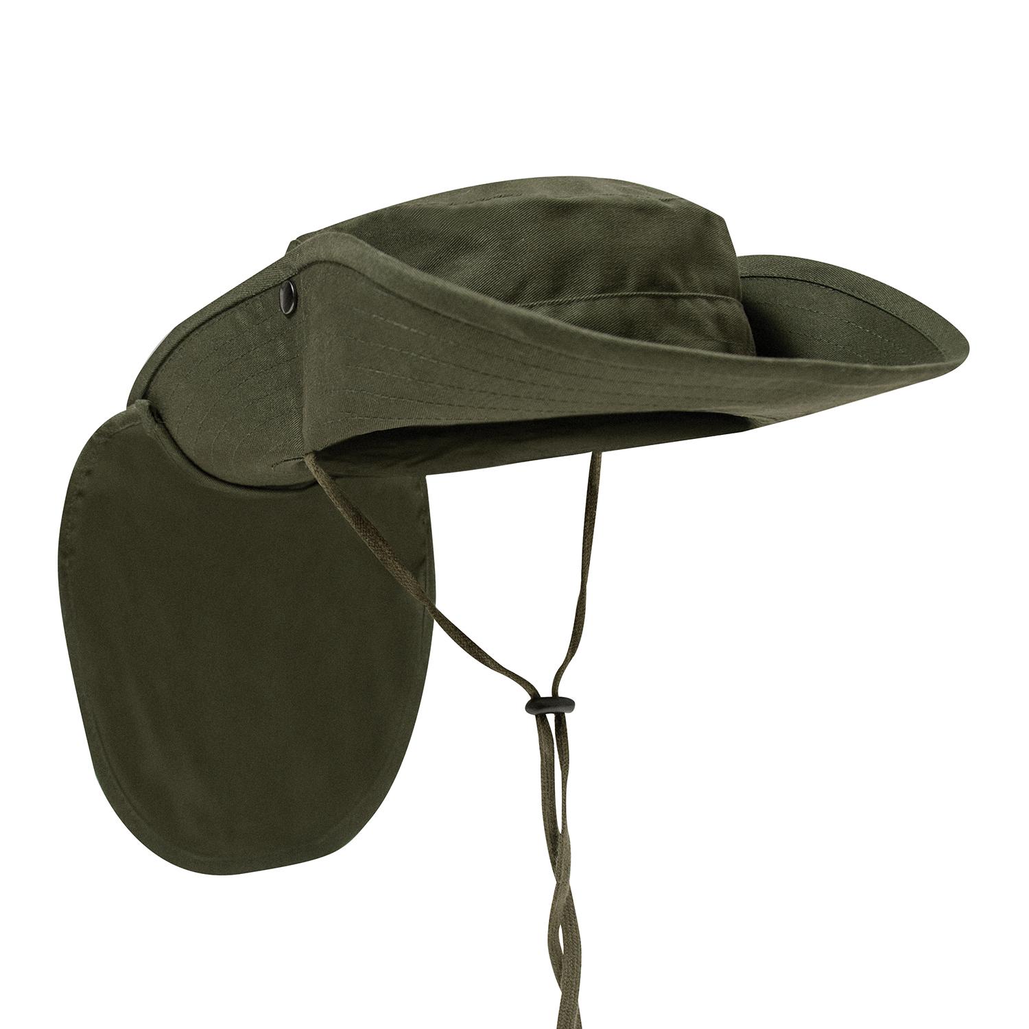 Adjustable boonie hat w/removable neck cover - Headgear